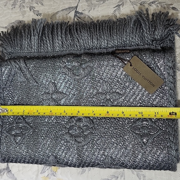 Monogram Wool Stole - Picture 12 of 12